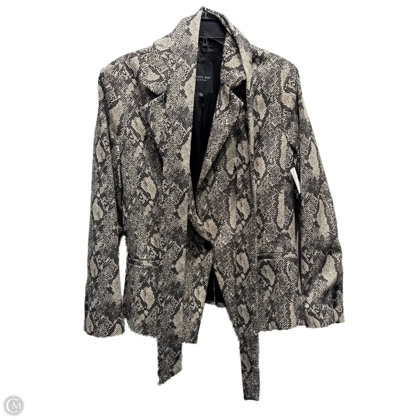 Blazer By Rachel Roy In Black & Tan, Size: L