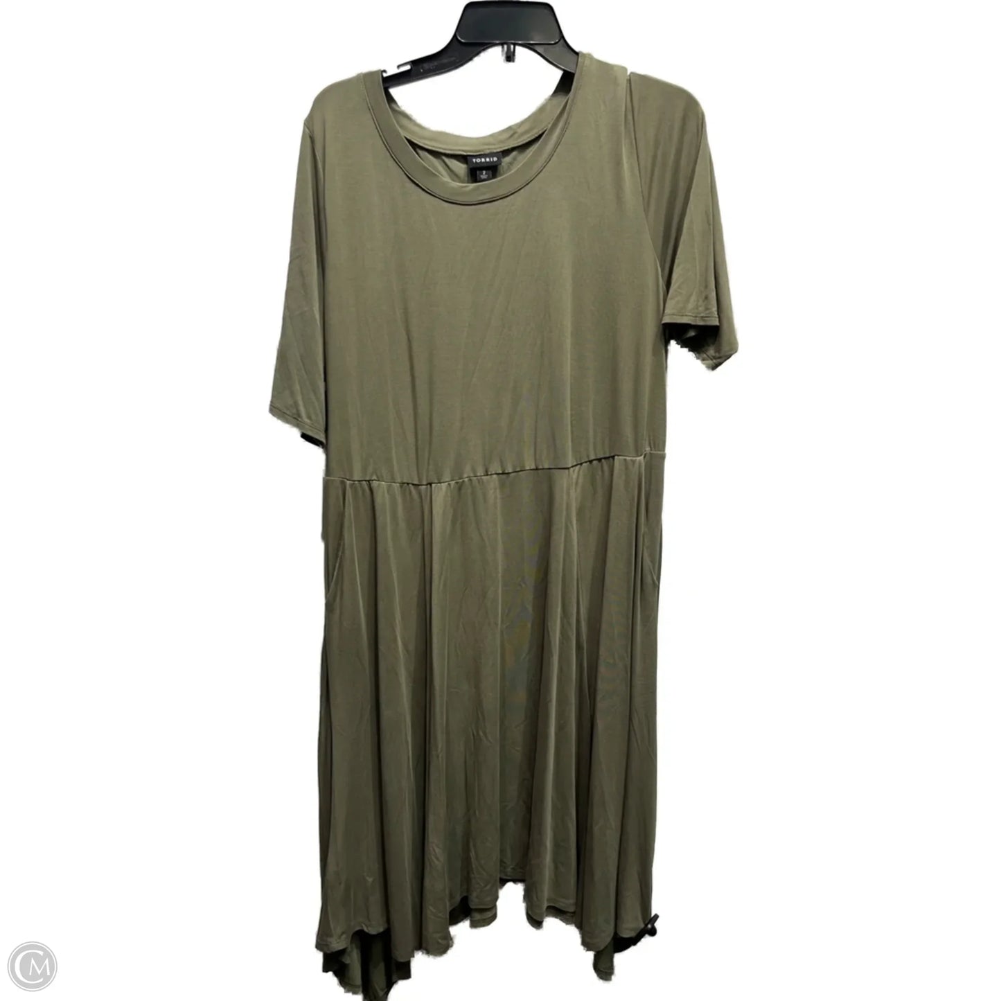 Dress Casual Short By Torrid In Green, Size: 2x