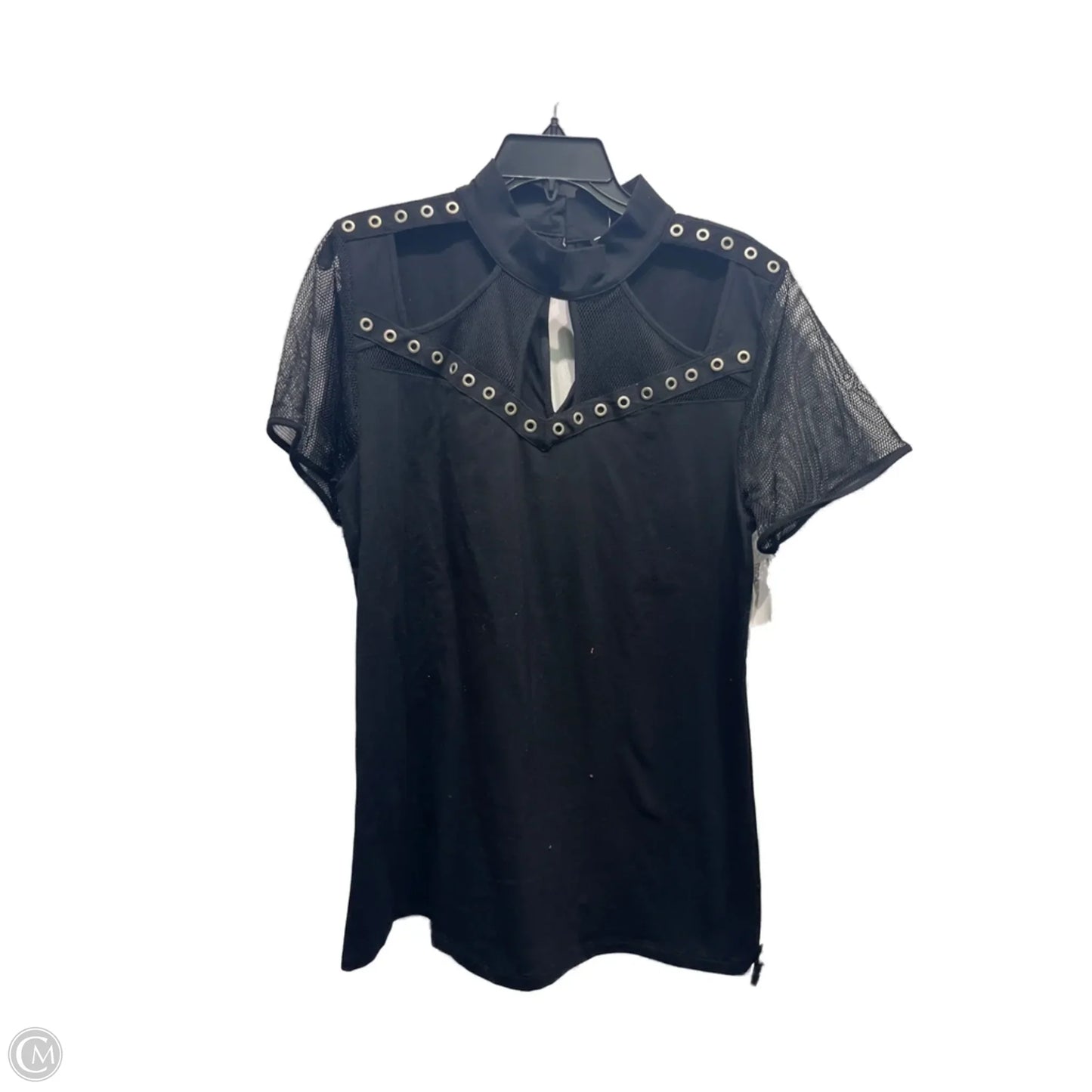 Top Short Sleeve By Torrid In Black, Size: 2x