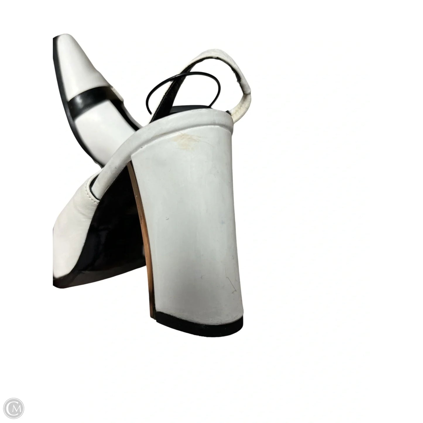Shoes Designer By Karl Lagerfeld In Black & White, Size: 6.5