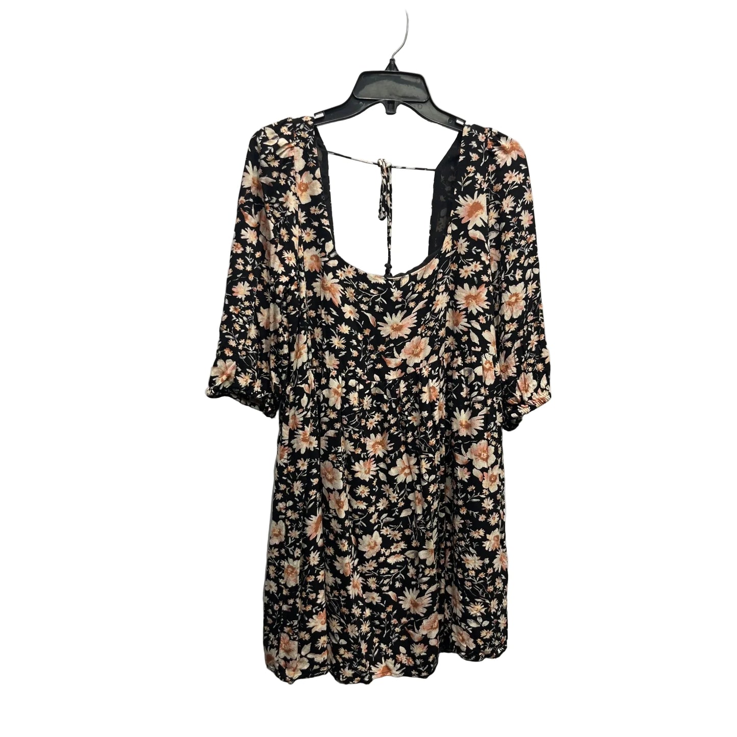 Dress Casual Short By American Eagle In Black & Orange, Size: L