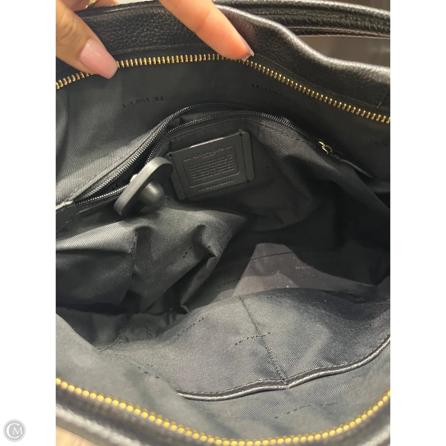 Handbag Designer By Coach, Size: Medium