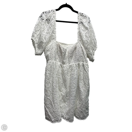 Dress Designer By Lilly Pulitzer In White, Size: Xl