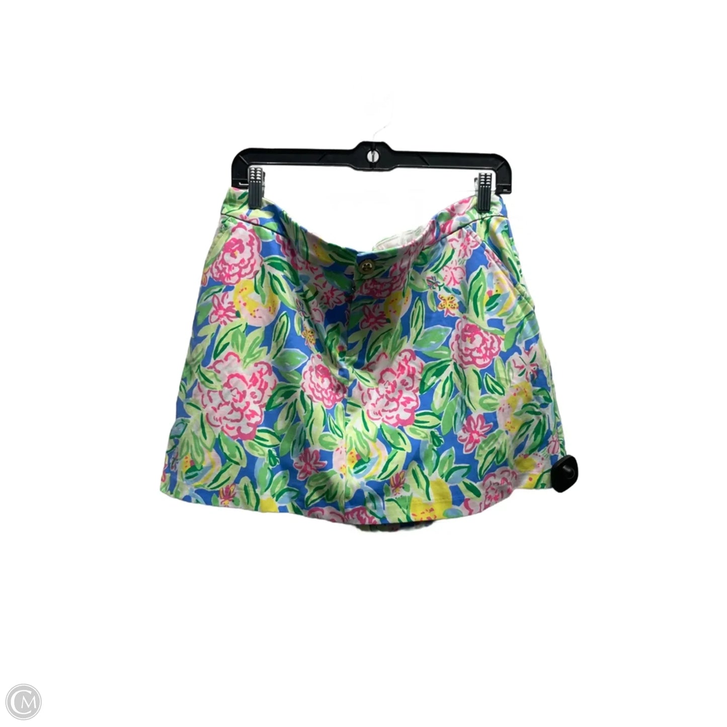 Skirt Designer By Lilly Pulitzer In Green & Pink, Size: 12