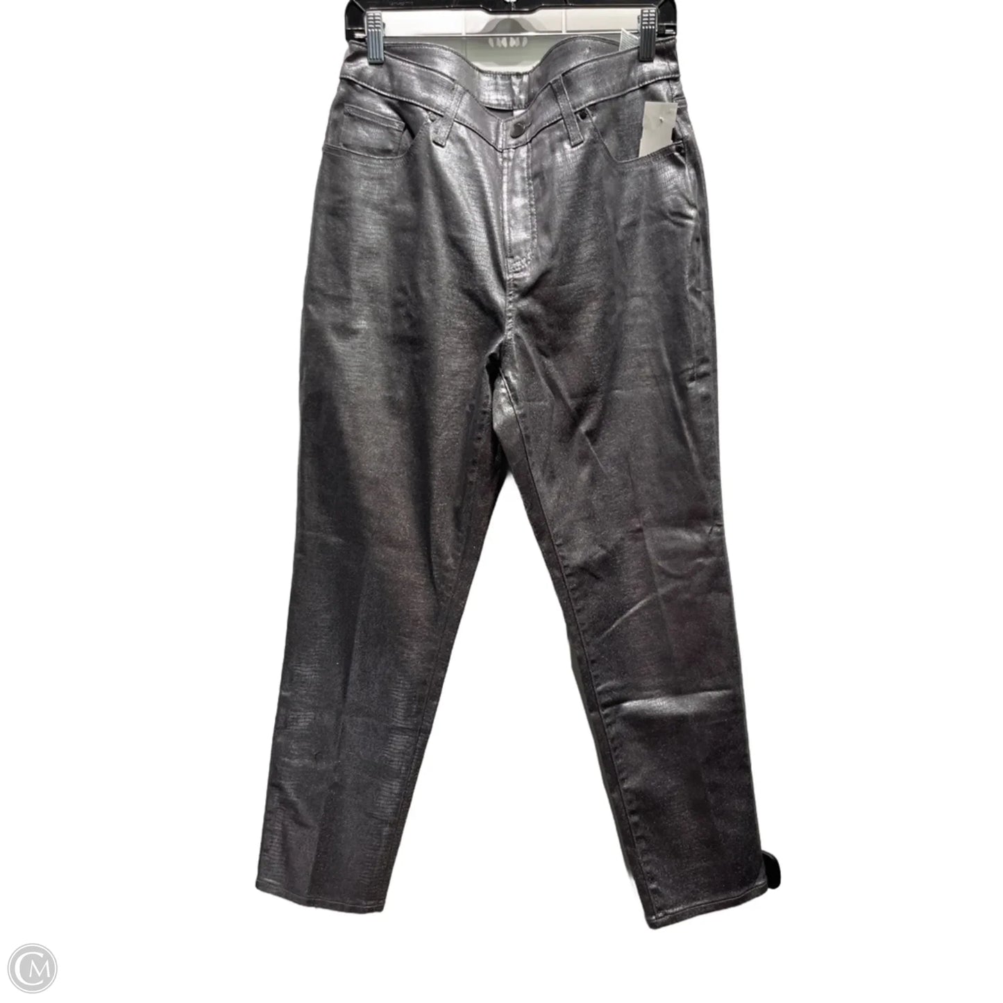 Jeans Skinny By Chicos In Silver, Size: 12