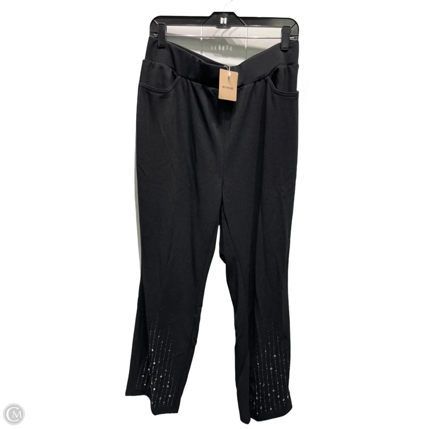 Pants Other By Bloomchic In Black & Silver, Size: 16