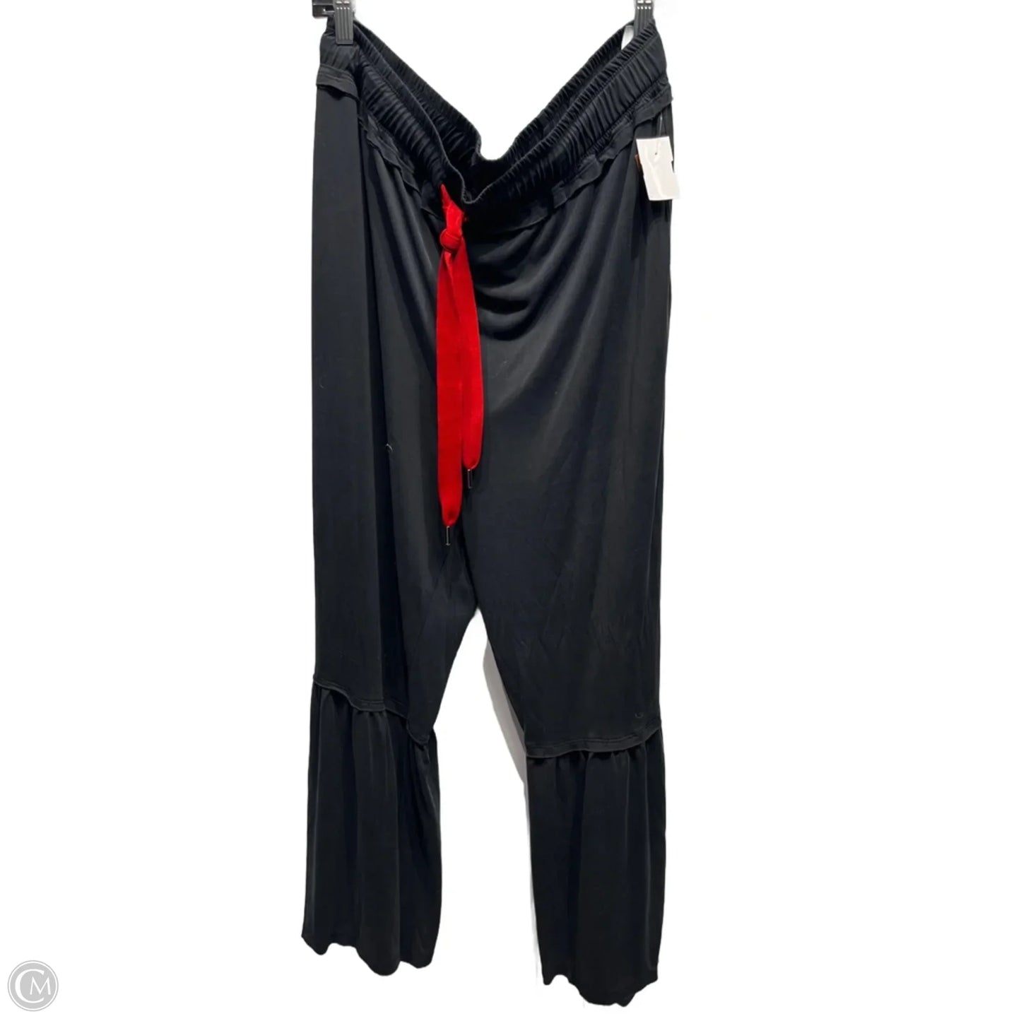 Pants Wide Leg By Peace Love World In Black, Size: Xl
