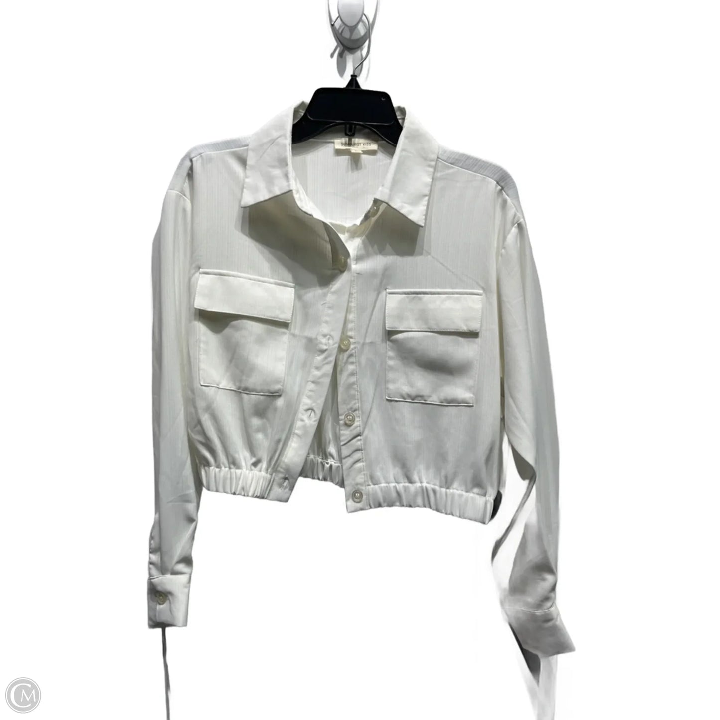 Top Long Sleeve By sunburst kiss In White, Size: S