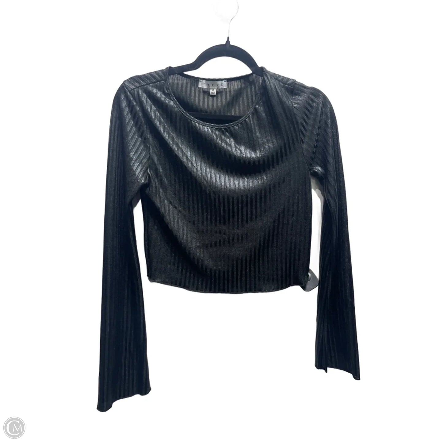 Top Long Sleeve By Hyfve In Black, Size: M
