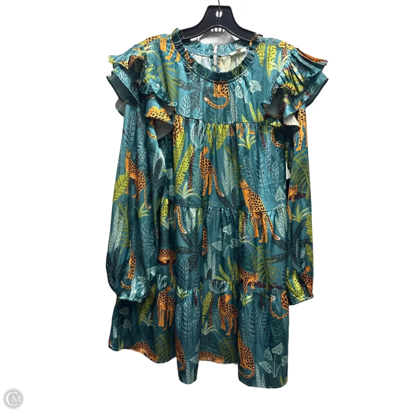 Dress Work By Jodifl In Blue & Green, Size: L