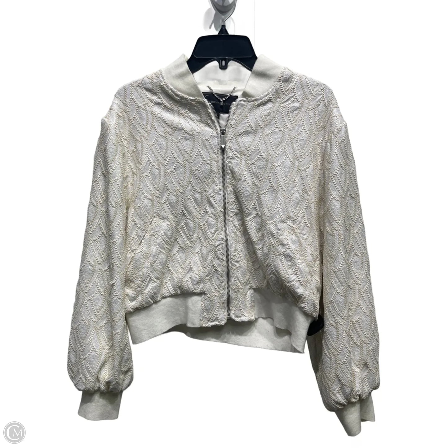 Jacket Other By Bcbgmaxazria In White, Size: S