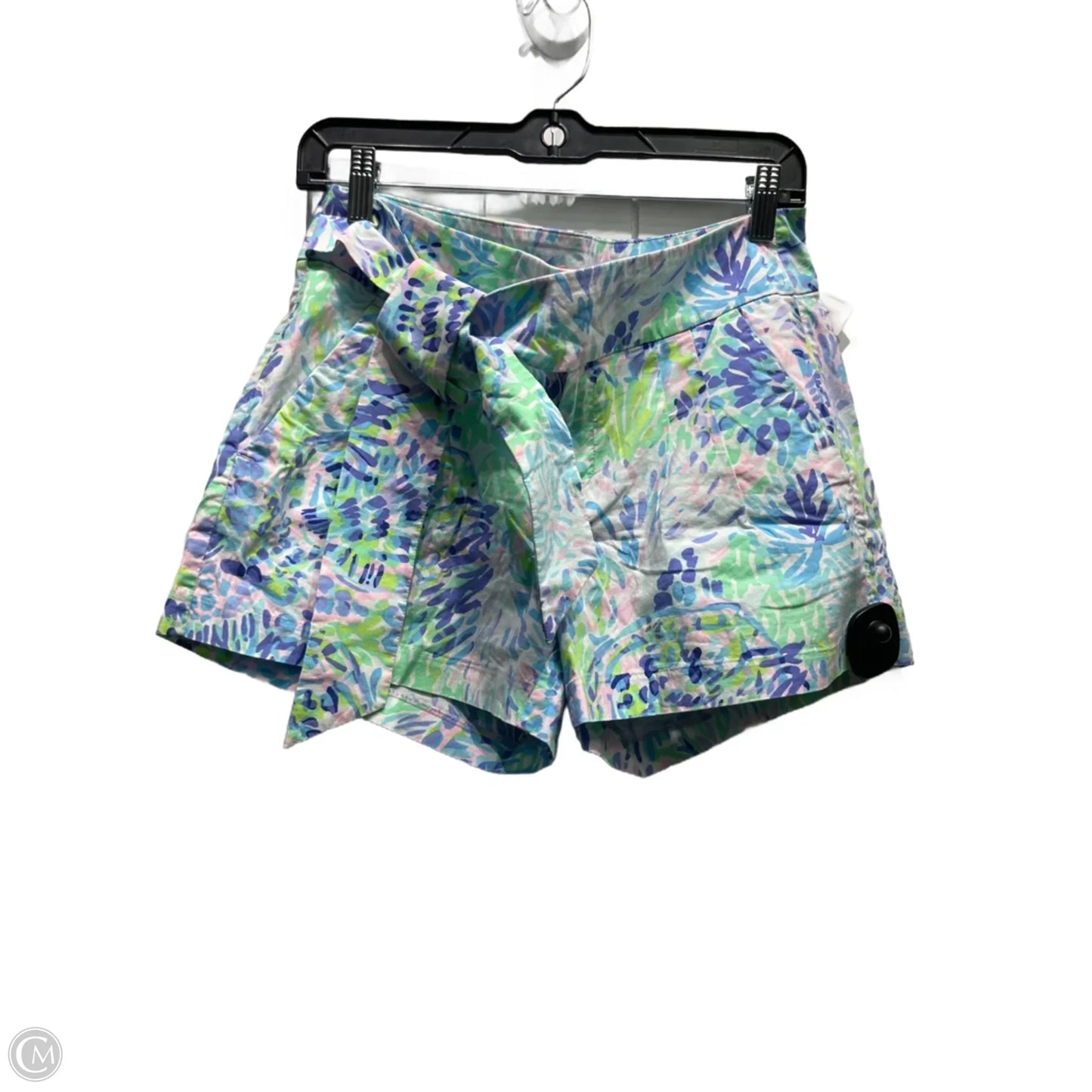 Shorts Designer By Lilly Pulitzer In Blue & Green, Size: 6