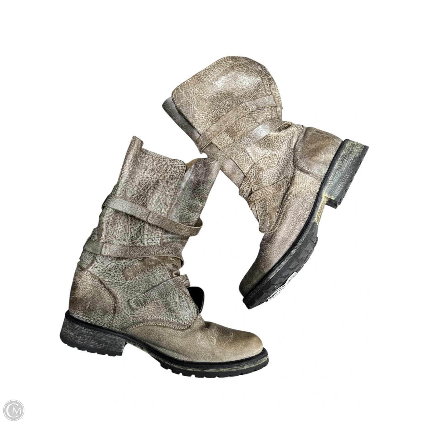 Boots Combat By Steve Madden In Taupe, Size: 8.5
