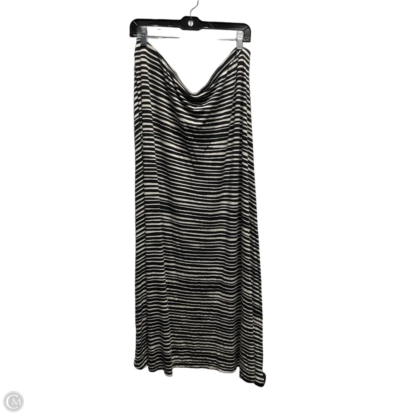 Skirt Maxi By Lane Bryant In Black & White, Size: 18