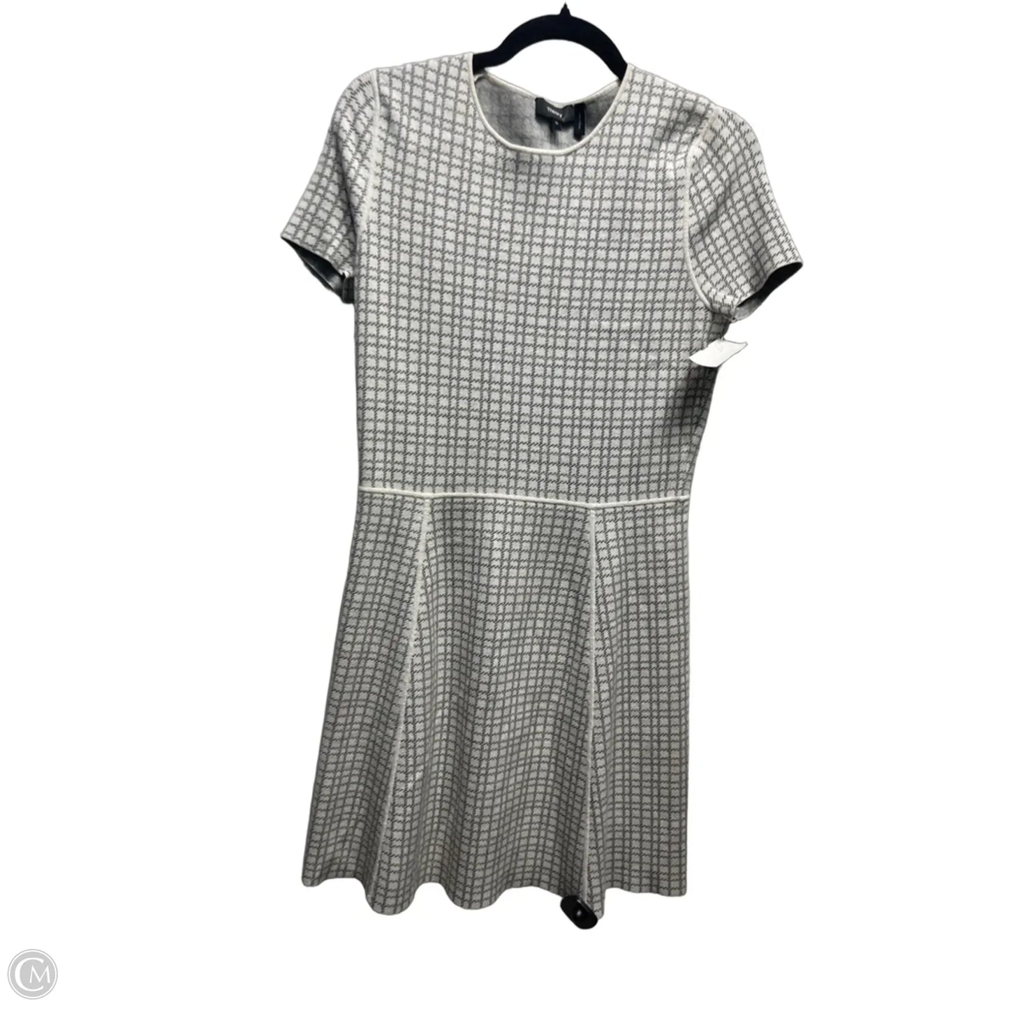 Dress Work By Theory In Black & White, Size: M