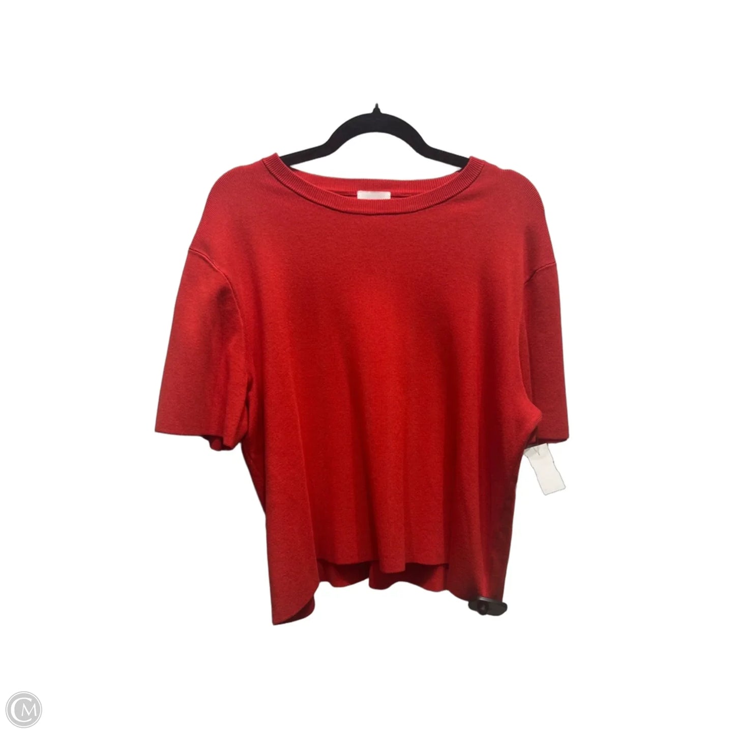 Top Short Sleeve By H&m In Red, Size: Xl