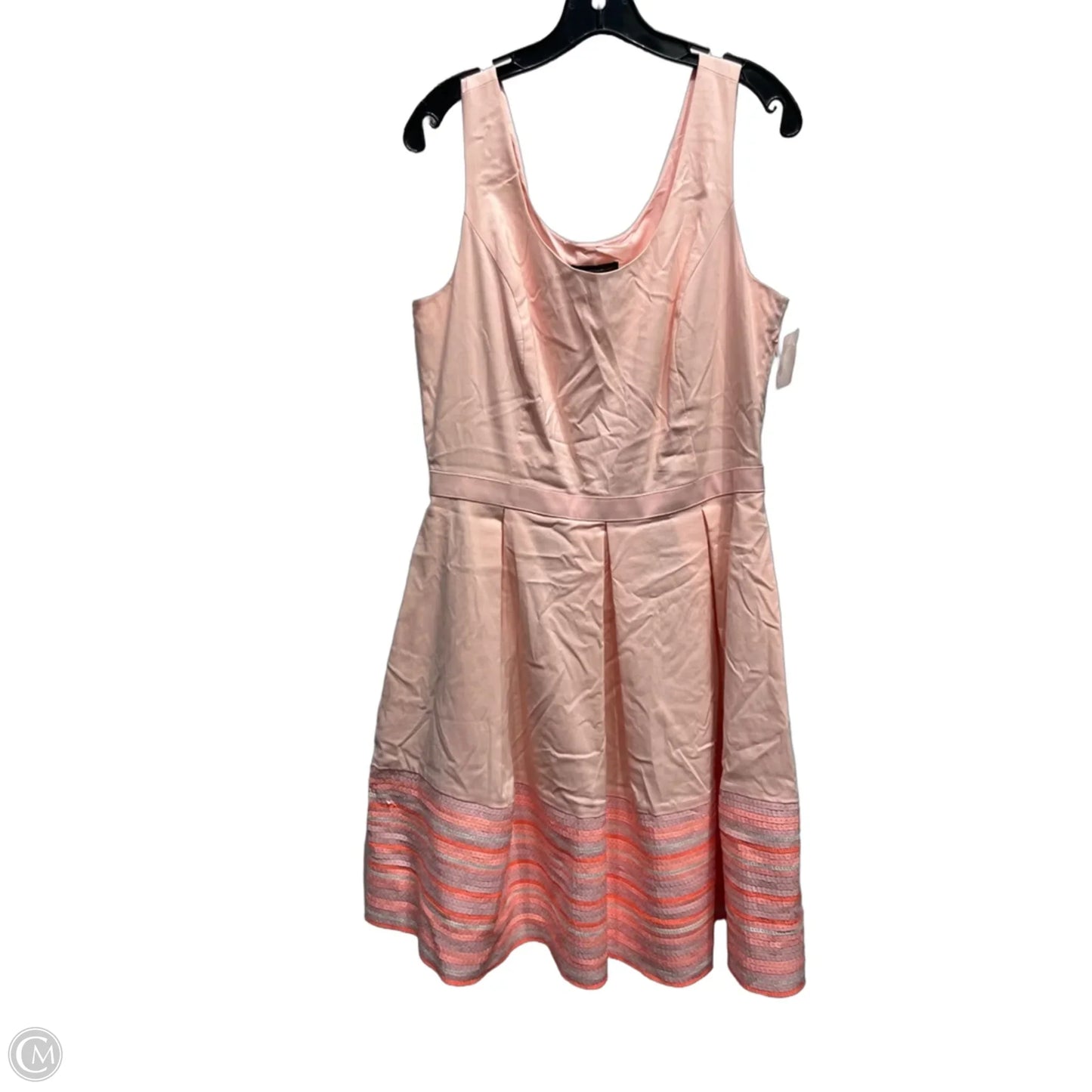 Dress Party Short By Isaac Mizrahi Live Qvc In Peach, Size: 8