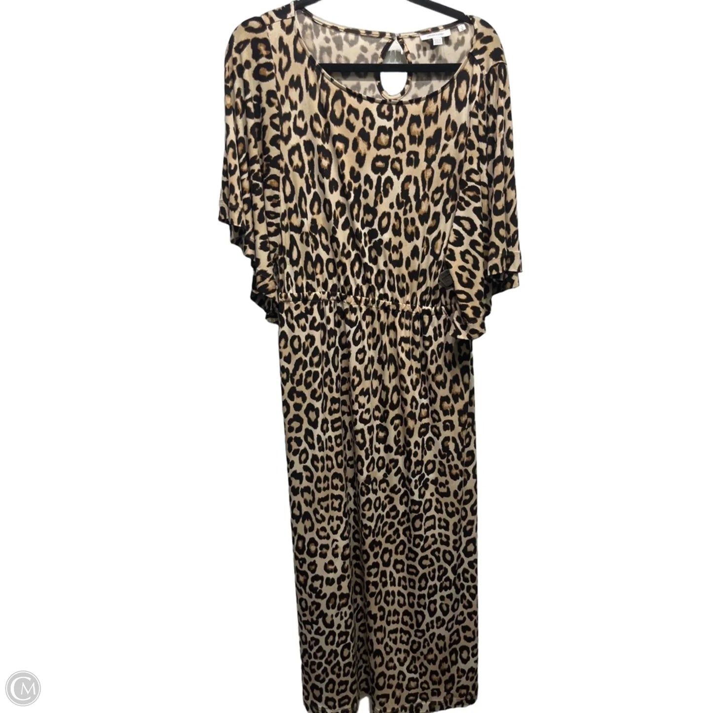 Dress Casual Midi By Chicos In Animal Print, Size: M