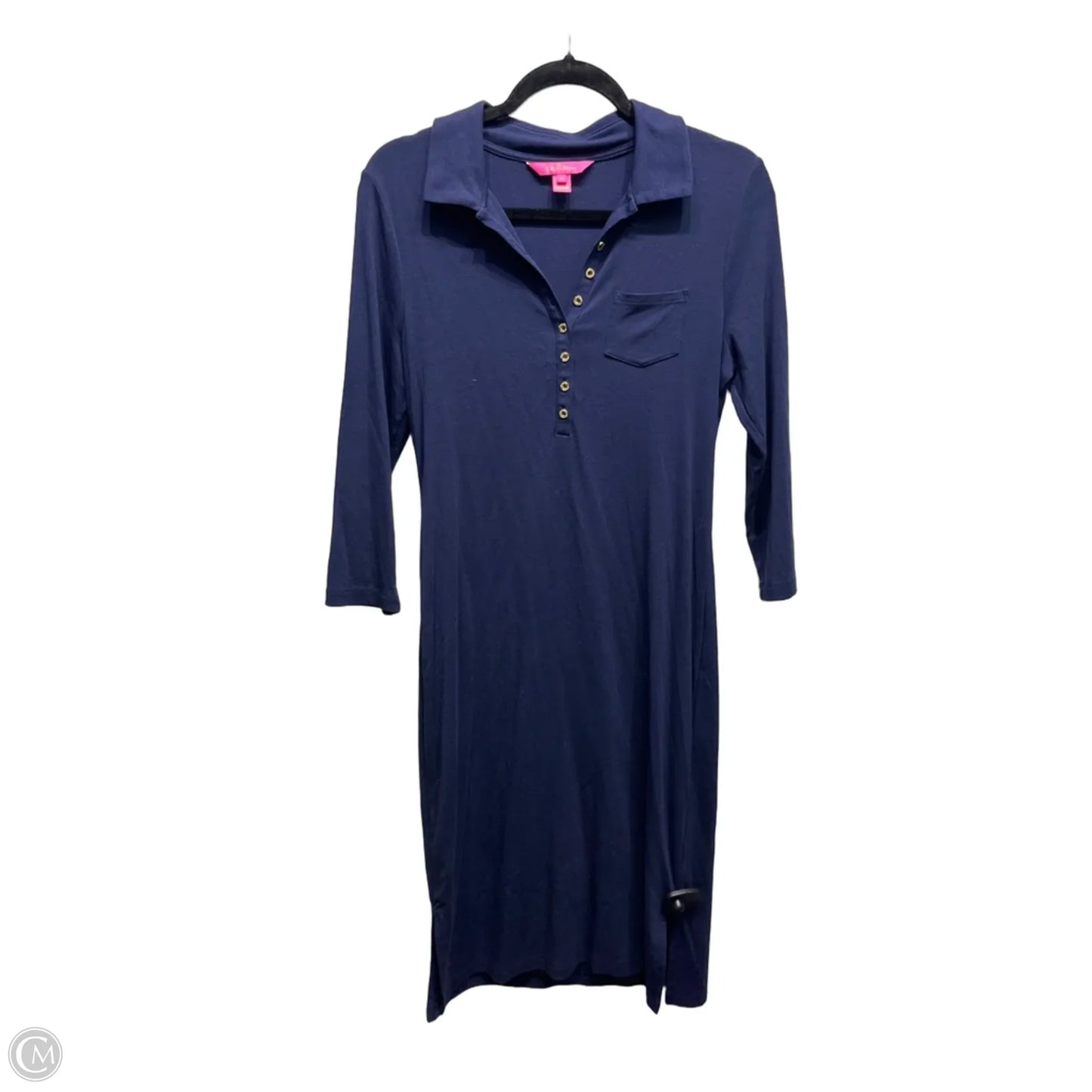 Dress Designer By Lilly Pulitzer In Navy, Size: M