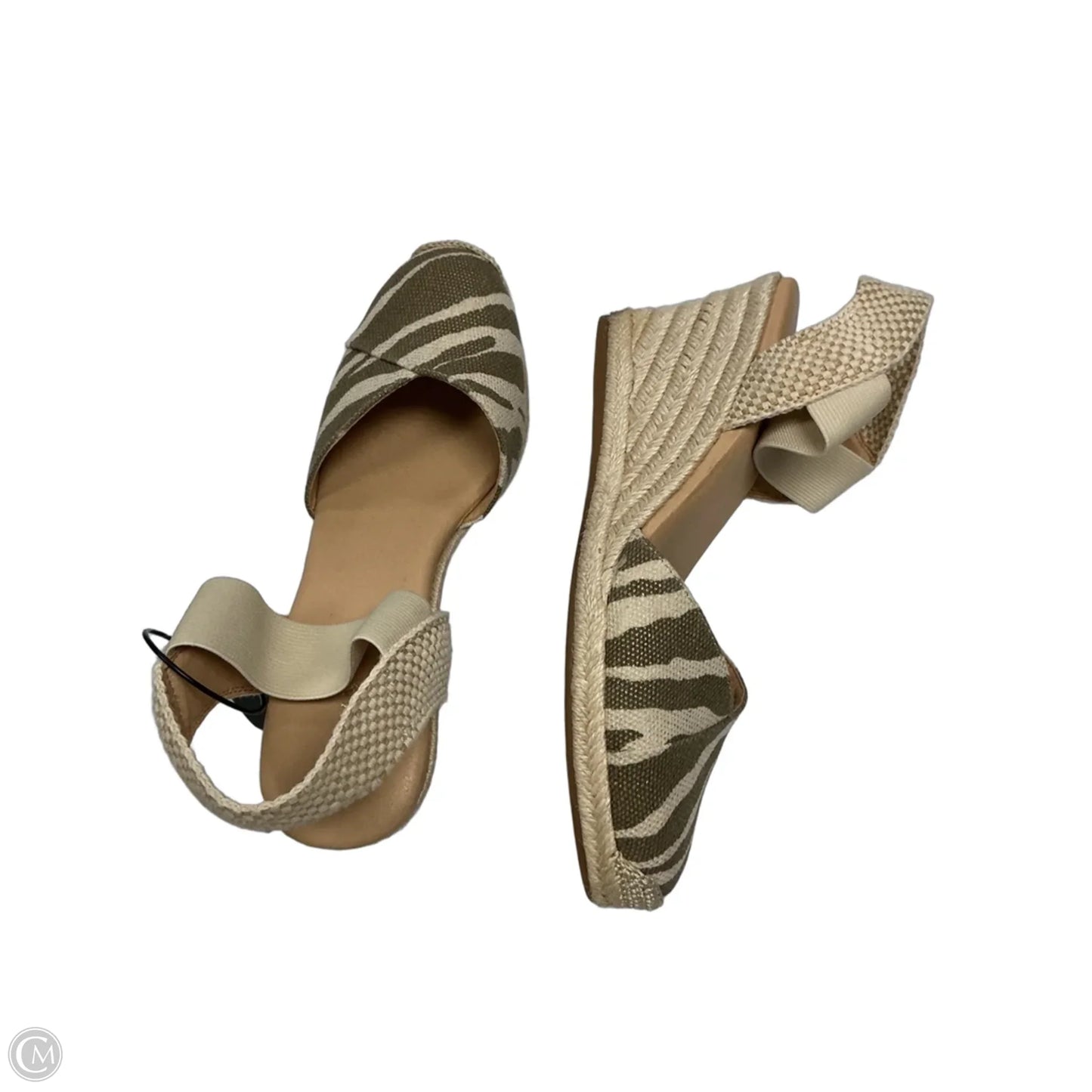 Shoes Heels Wedge By Alex Marie In Animal Print, Size: 9.5