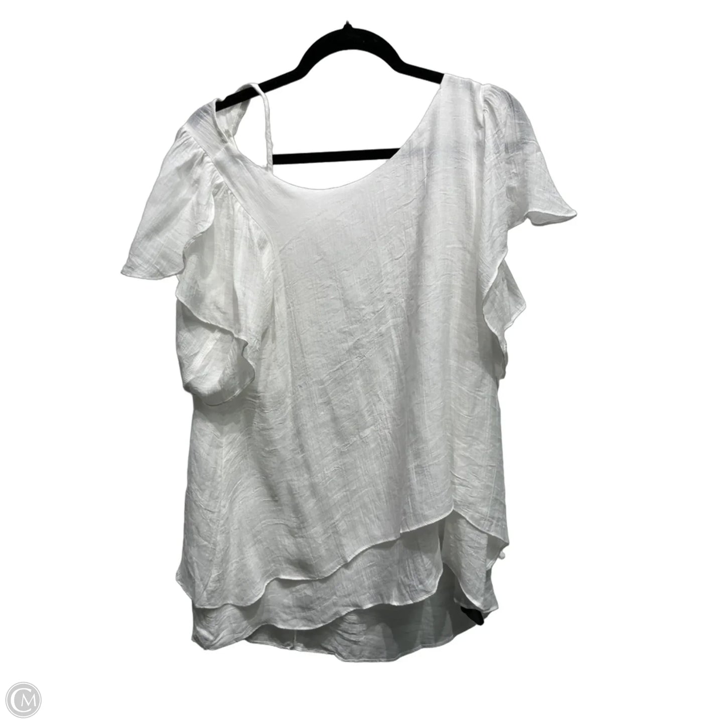 Tunic Short Sleeve By Umgee In White, Size: L