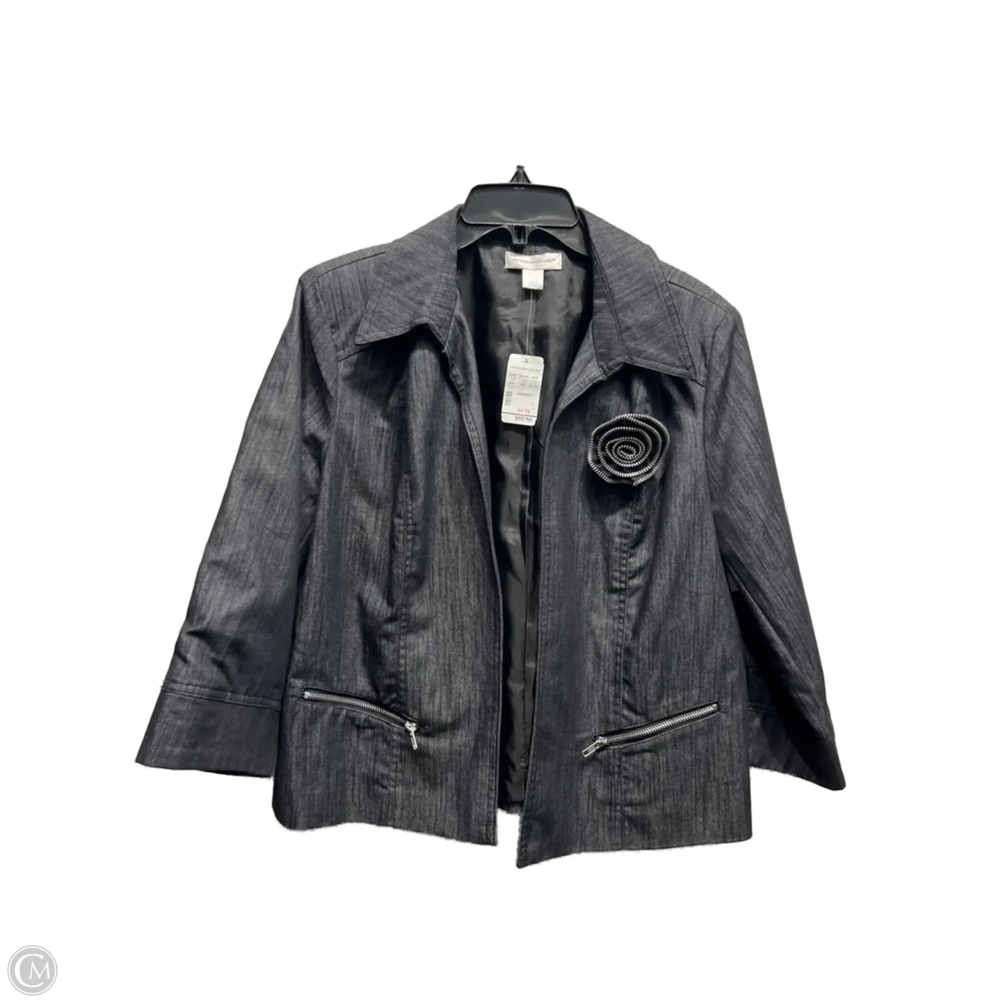 Blazer By Christopher And Banks In Grey, Size: L