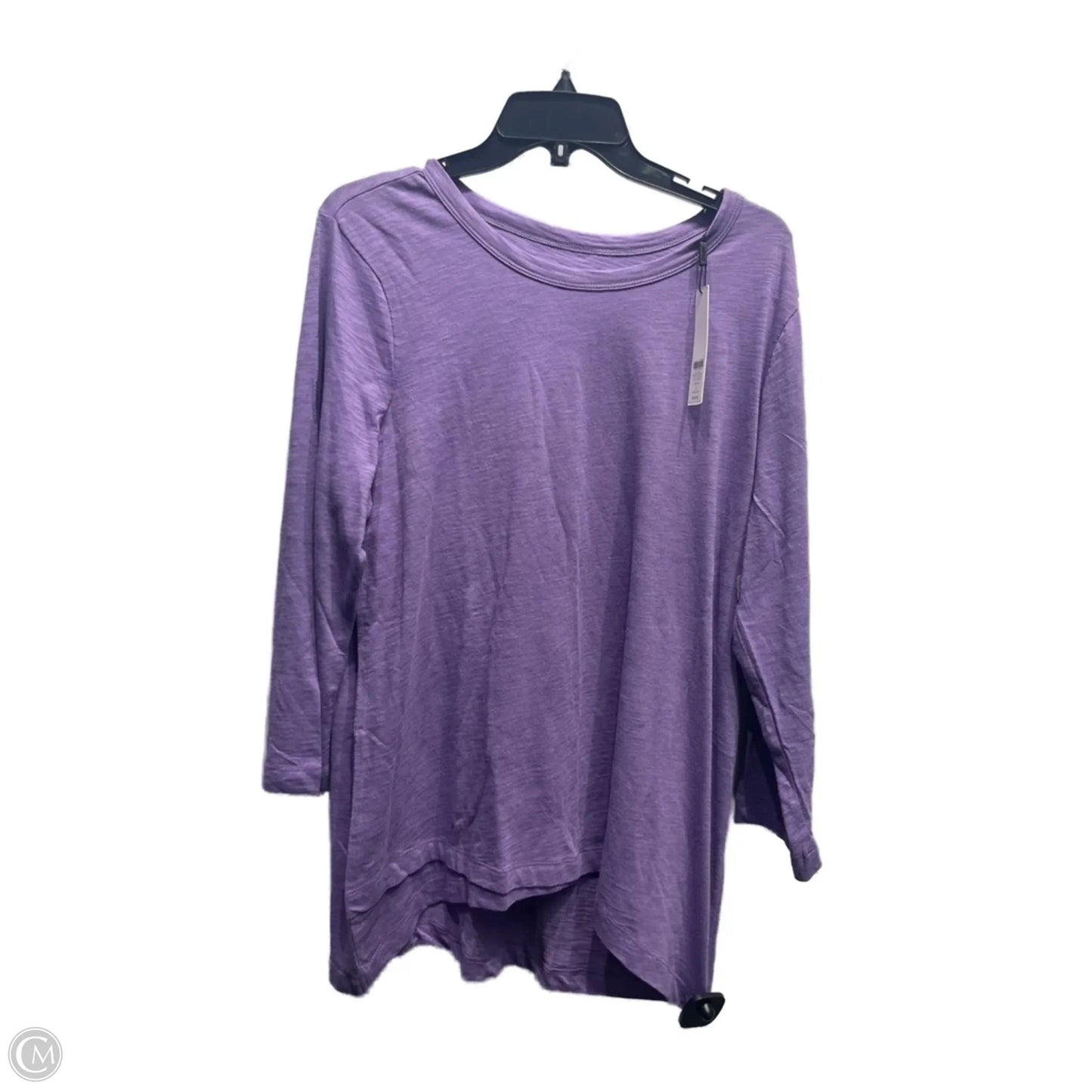 Top Long Sleeve By Chicos In Purple, Size: Xl