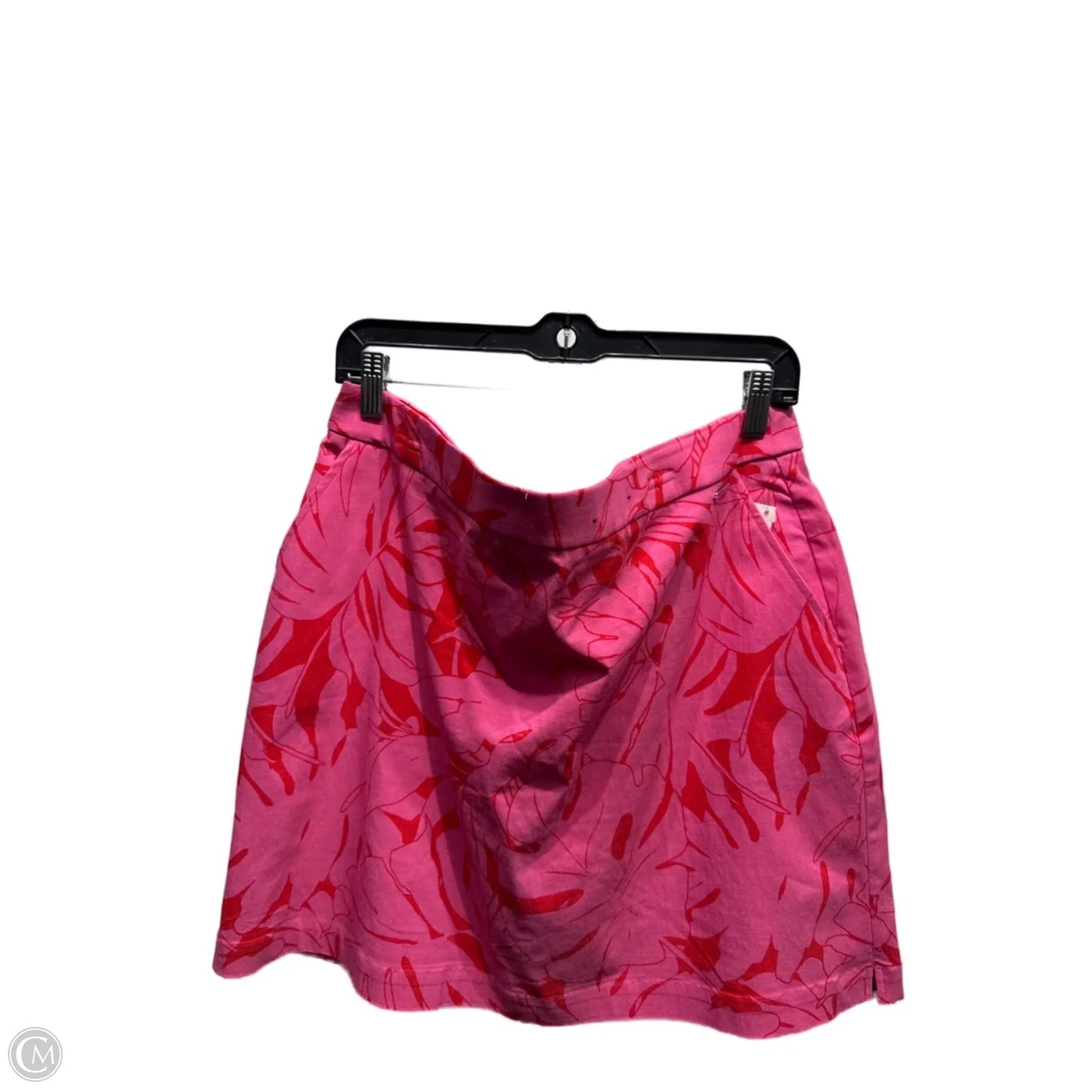 Skort By Rafaella In Pink & Red, Size: Xxl