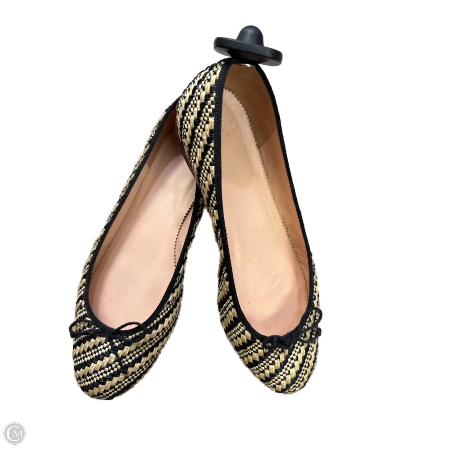 Shoes Flats By J. Crew In Black & Tan, Size: 6