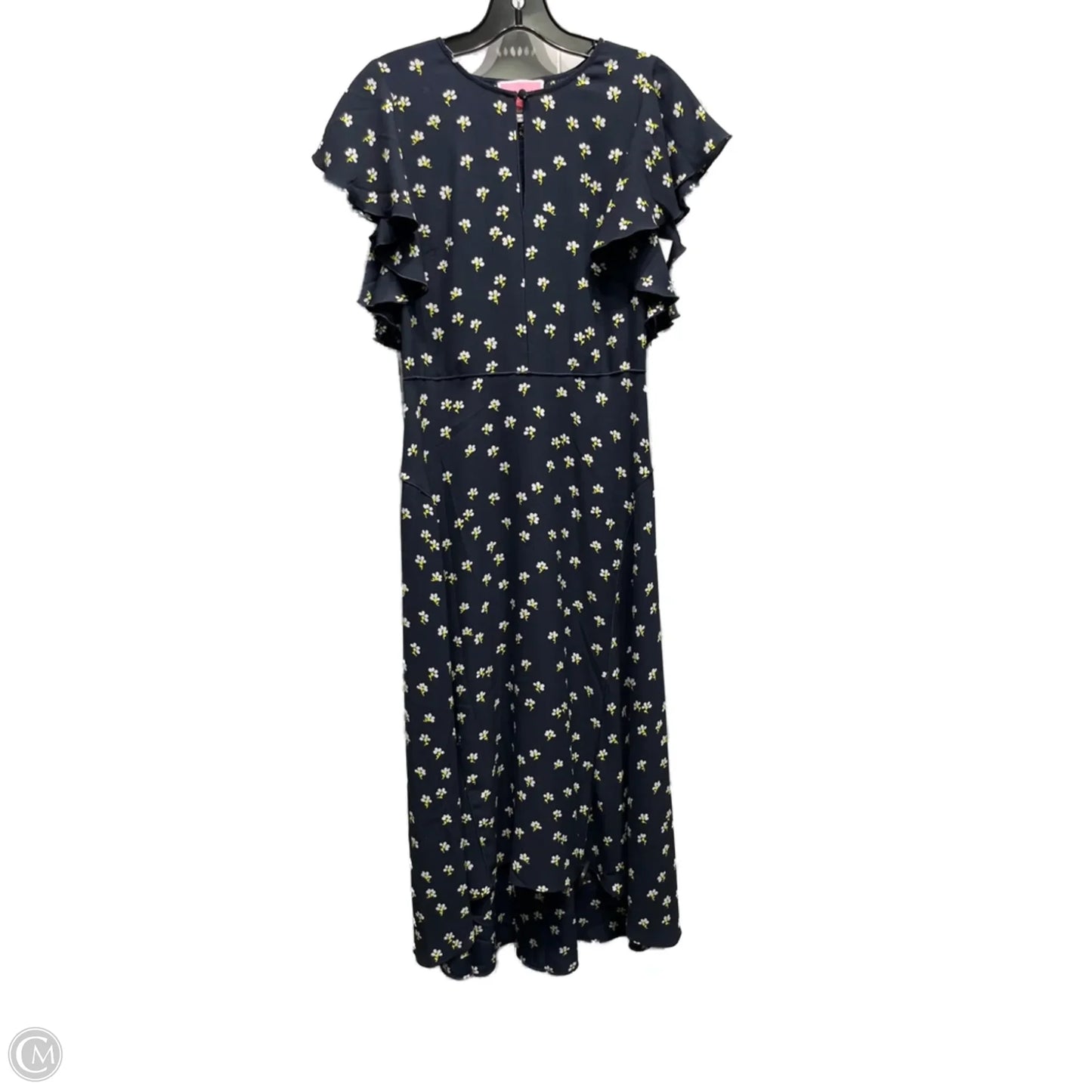 Dress Designer By Kate Spade In Blue & Yellow, Size: 4