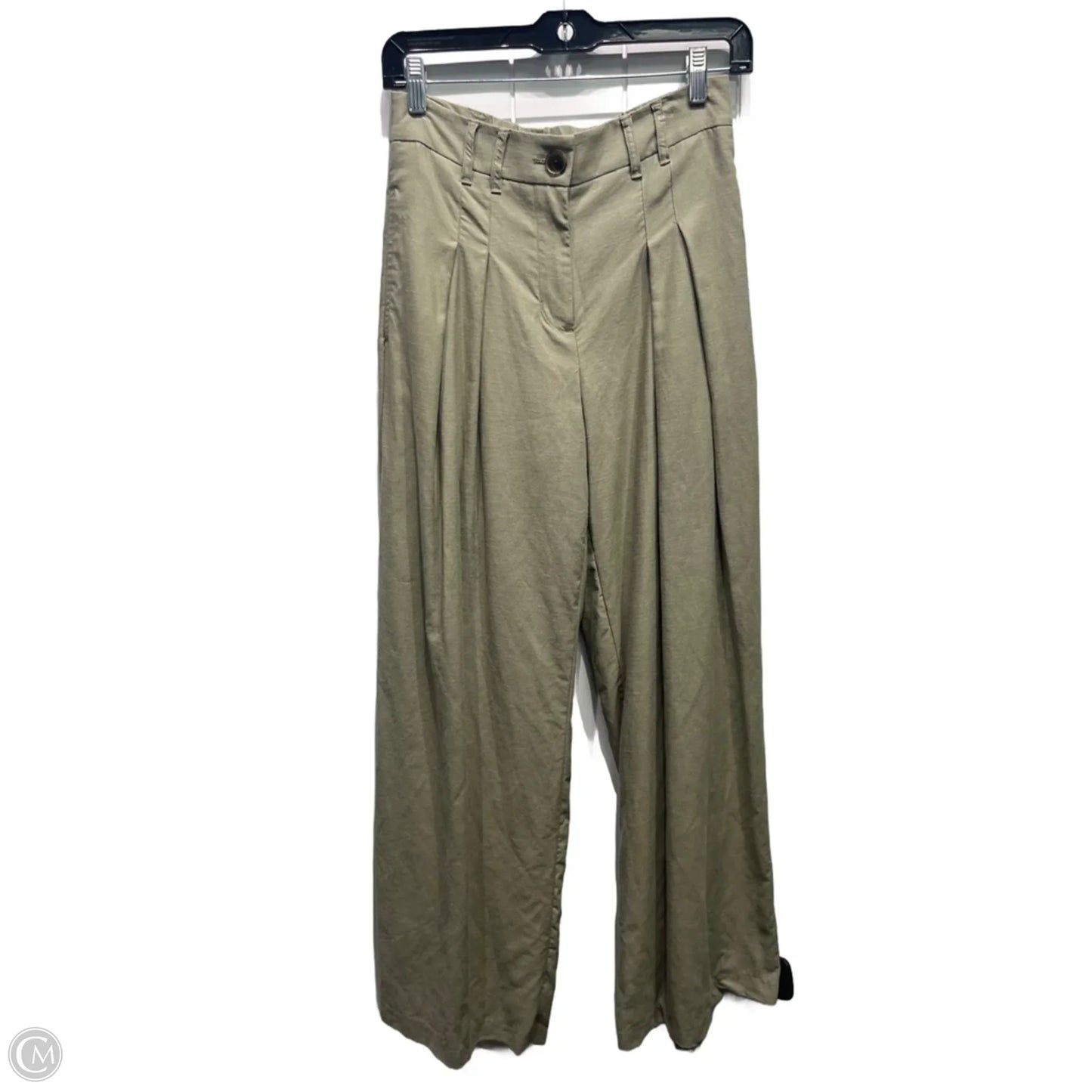 Pants Wide Leg By Nine West Apparel In Green, Size: 30