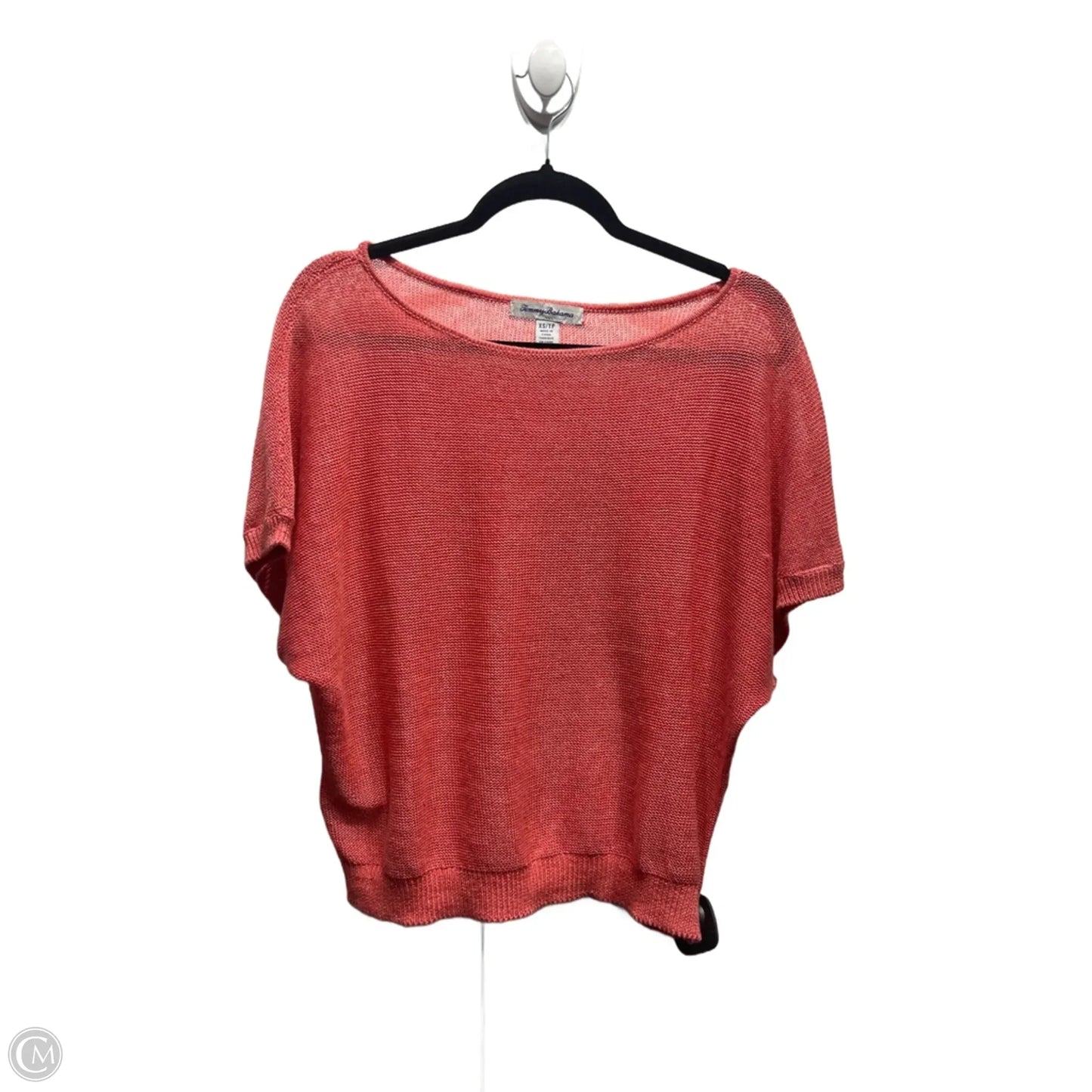 Top Short Sleeve By Tommy Bahama In Coral, Size: Xs
