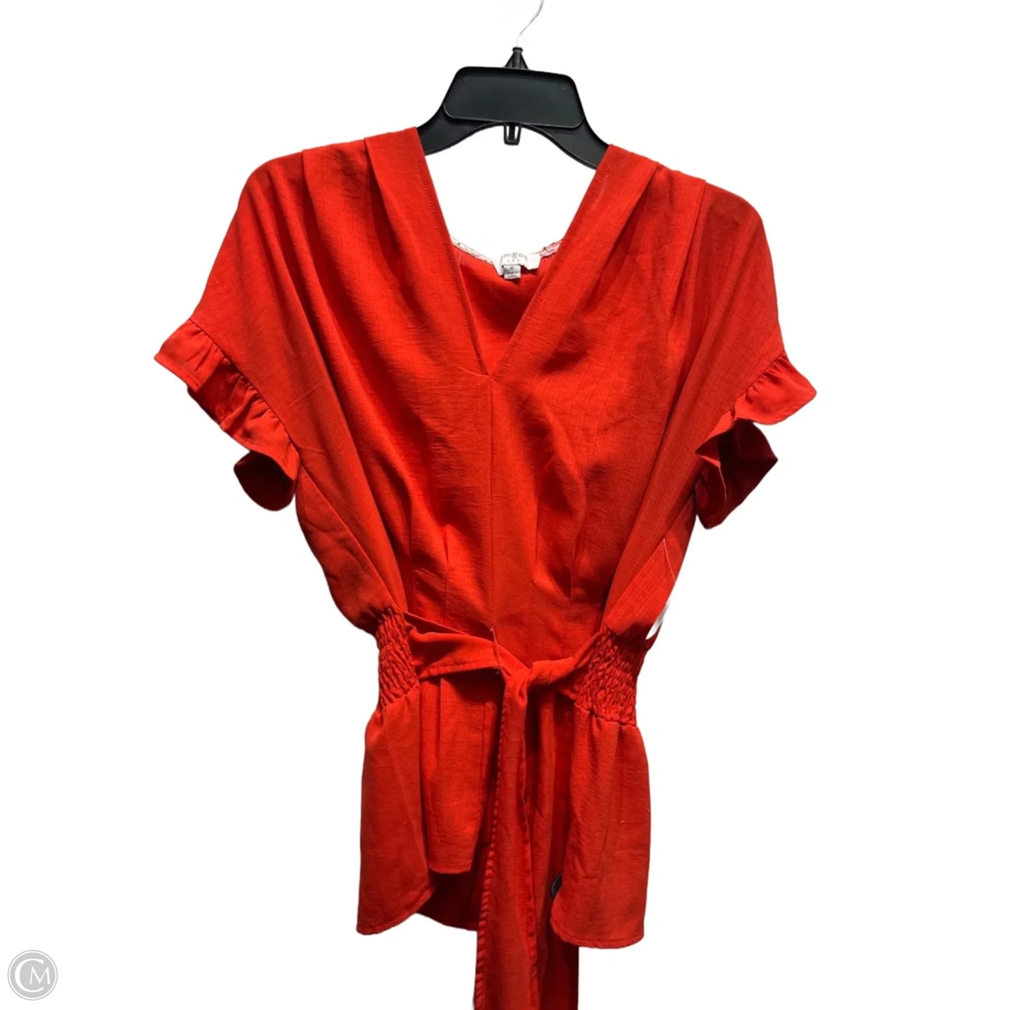 Top Short Sleeve By Umgee In Red, Size: M