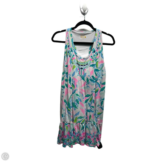 Dress Designer By Lilly Pulitzer In Blue & Pink, Size: Xl
