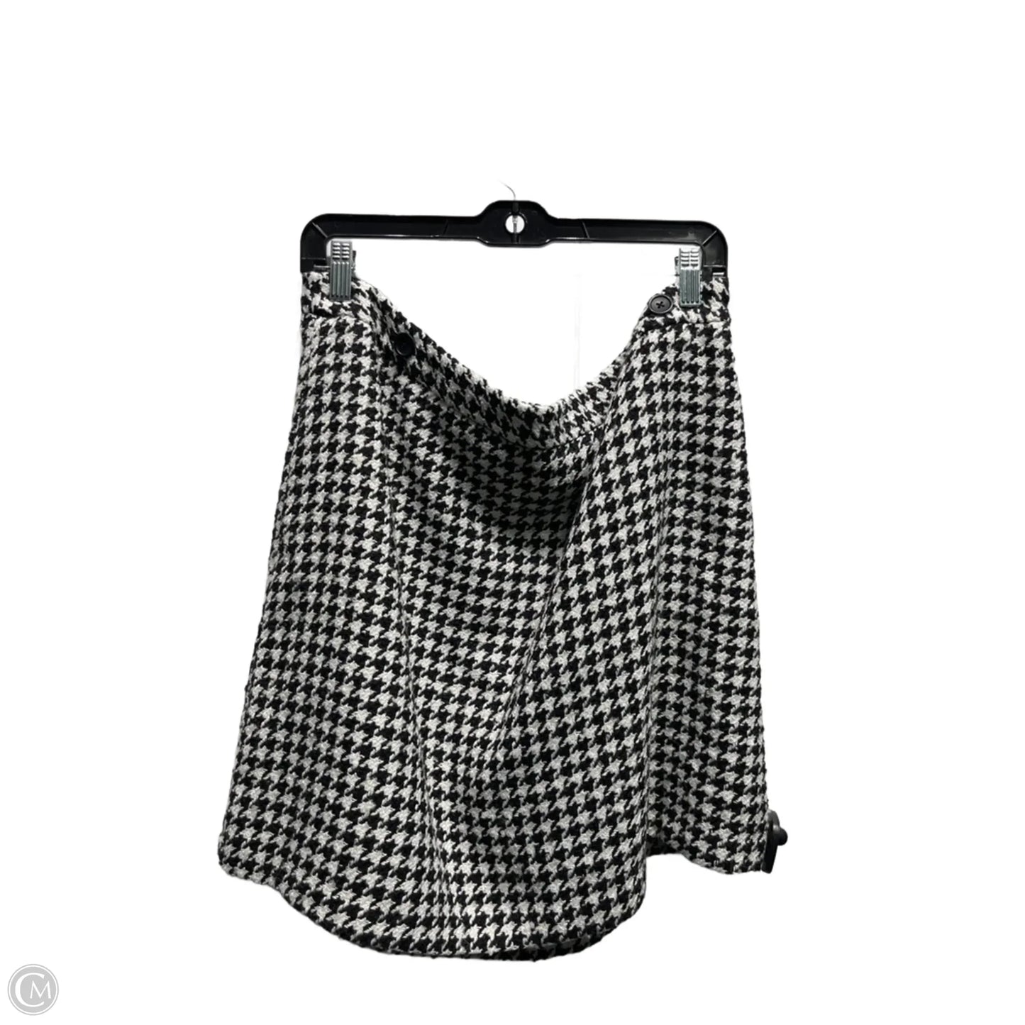 Skirt Mini & Short By Banana Republic In Black & White, Size: 18