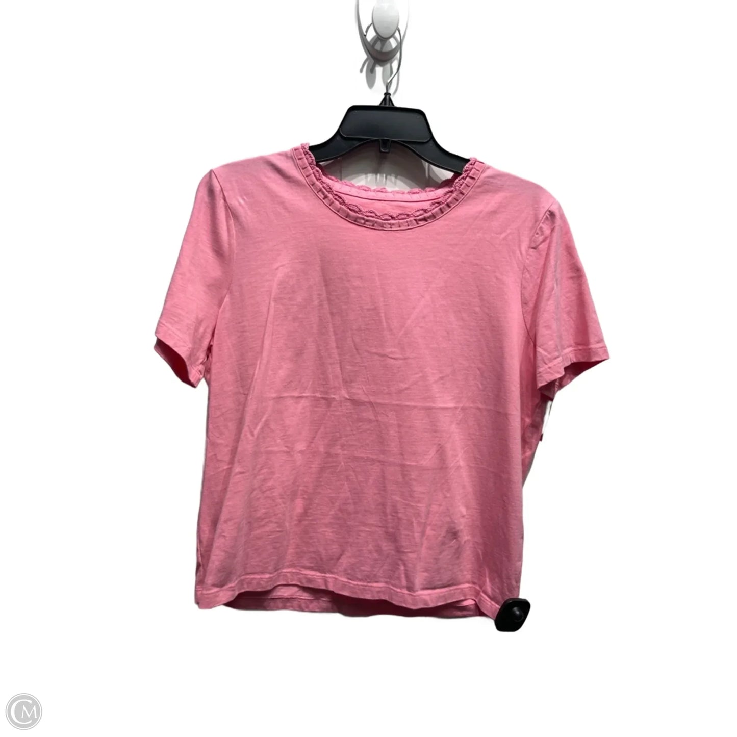 Top Short Sleeve Designer By Lilly Pulitzer In Pink, Size: M