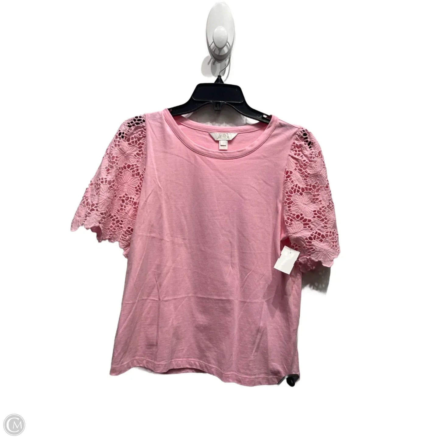 Top Short Sleeve Designer By Lilly Pulitzer In Pink, Size: S