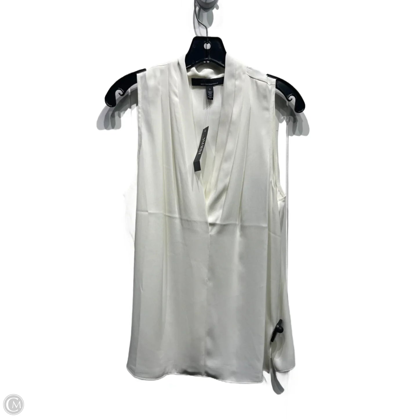 Blouse Sleeveless By White House Black Market In Cream, Size: S