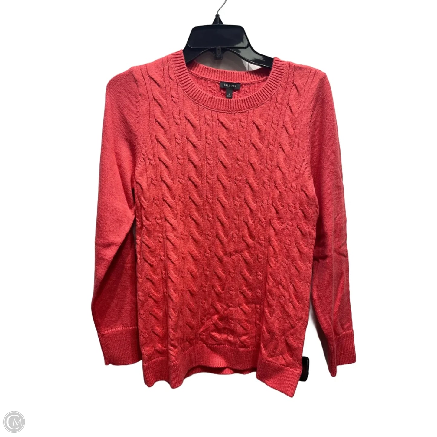 Sweater By Talbots In Coral, Size: M