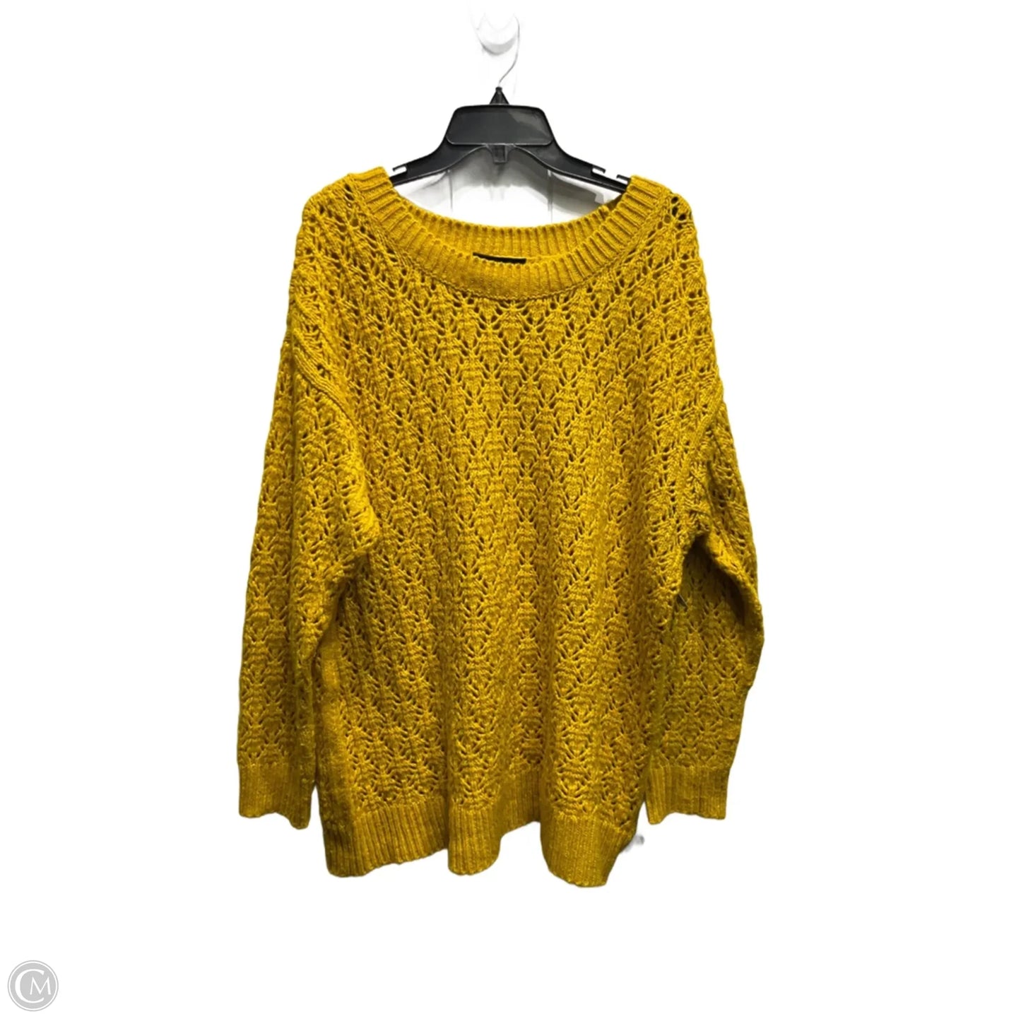 Sweater By Lane Bryant In Yellow, Size: 24