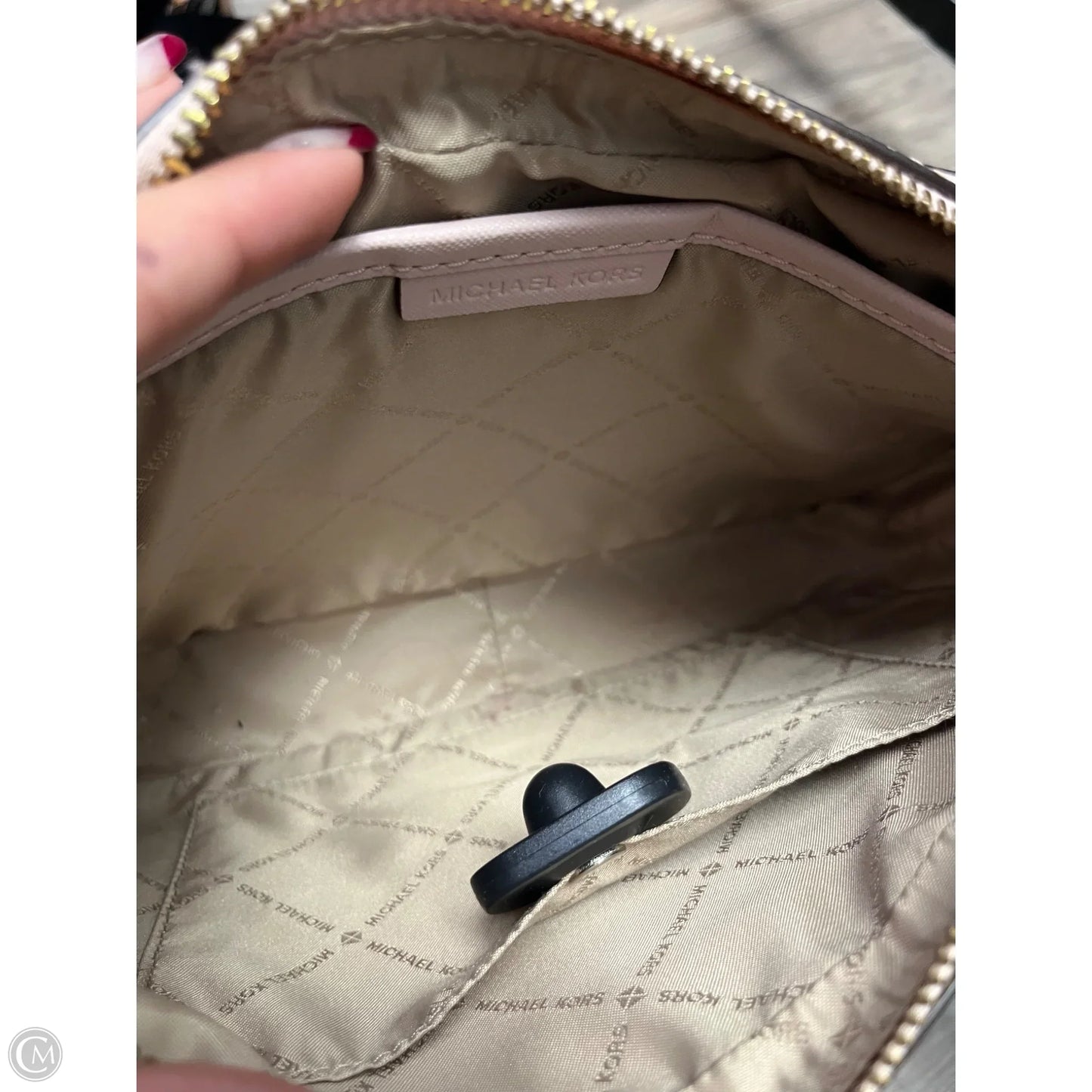 Crossbody Designer By Michael Kors, Size: Medium