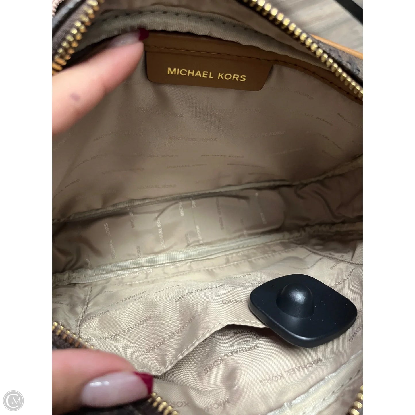 Crossbody Designer By Michael Kors, Size: Medium