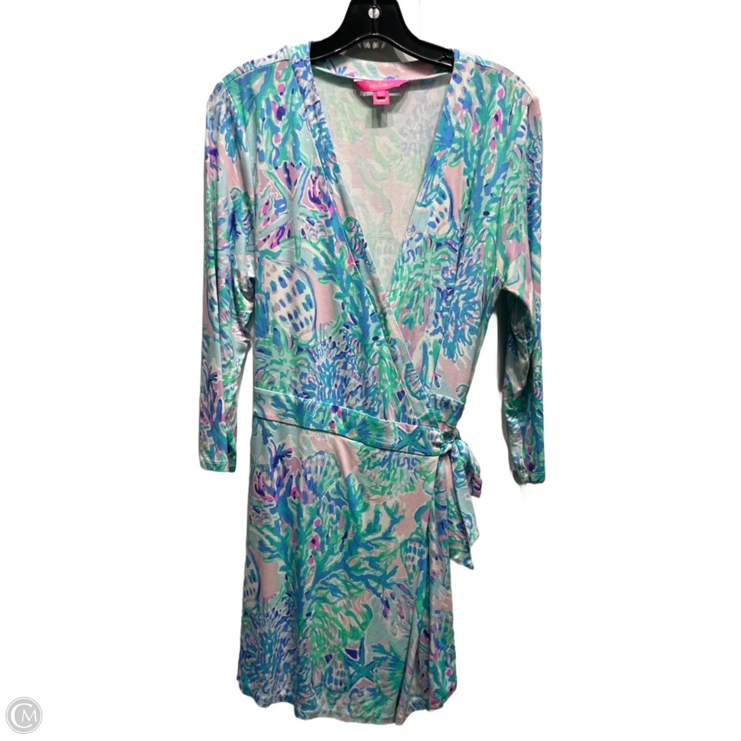 Romper Designer By Lilly Pulitzer In Blue & Green, Size: L