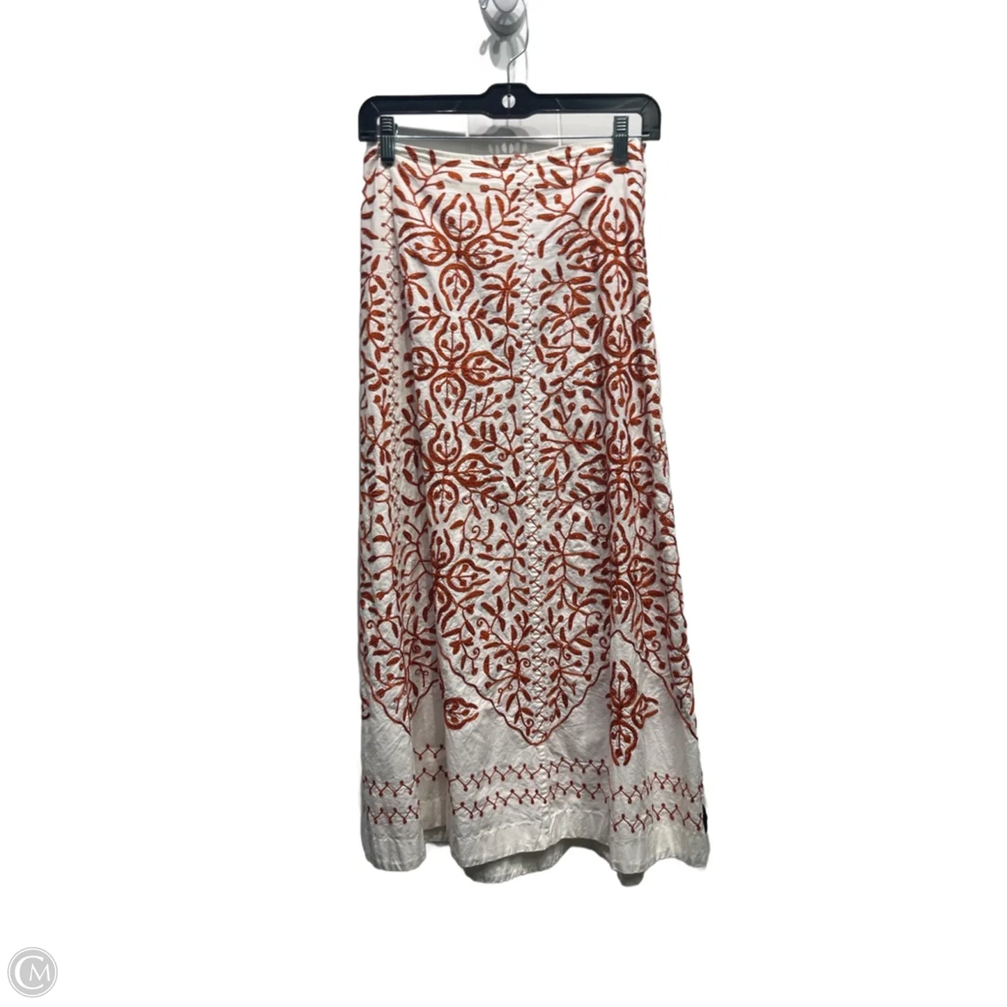 Skirt Maxi By Soft Surroundings In Brown & White, Size: M