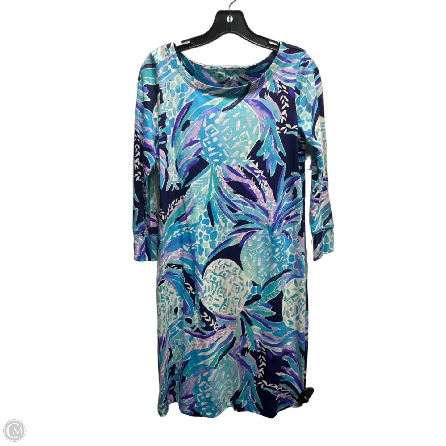 Dress Designer By Lilly Pulitzer In Blue & Purple, Size: Xs
