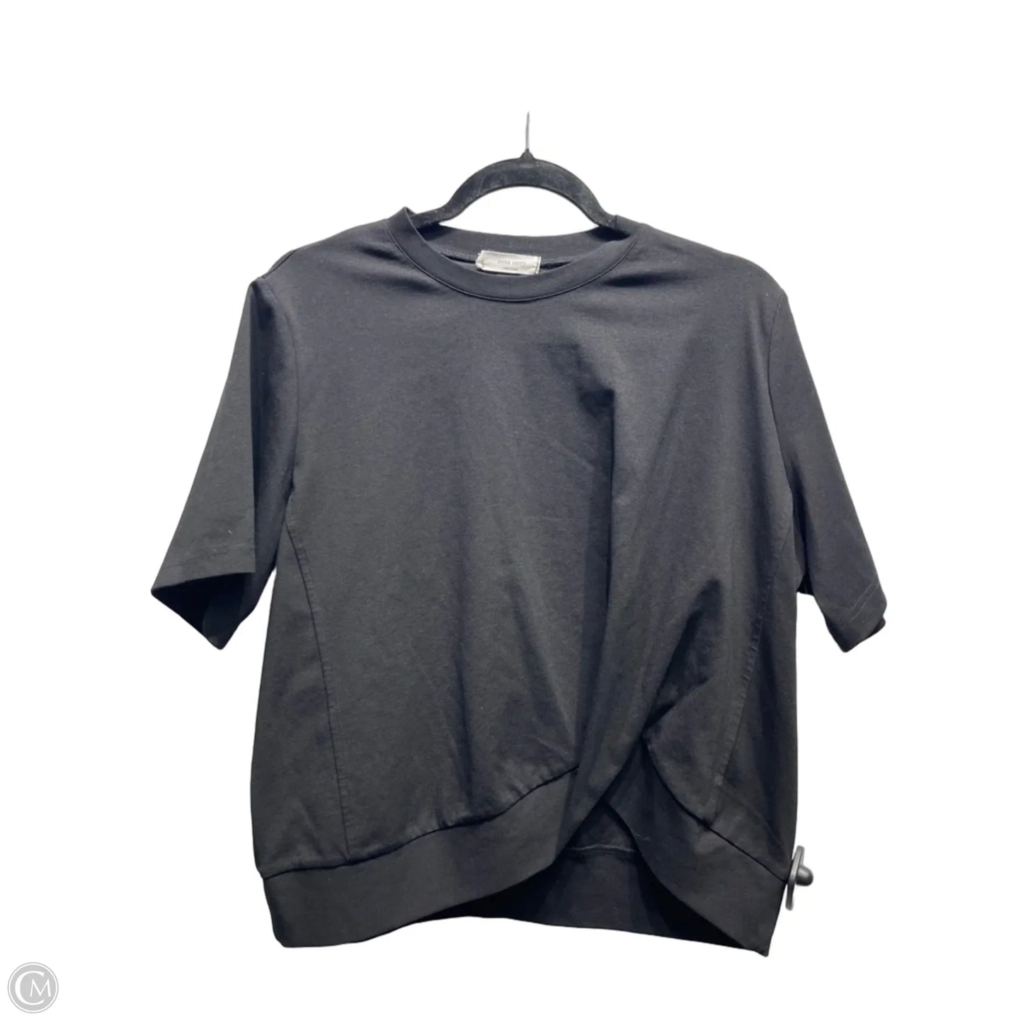 Top Short Sleeve By anna verry In Black, Size: L