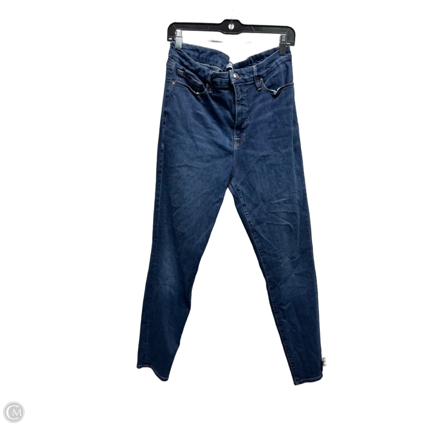 Jeans Skinny By Good American In Blue Denim, Size: 18