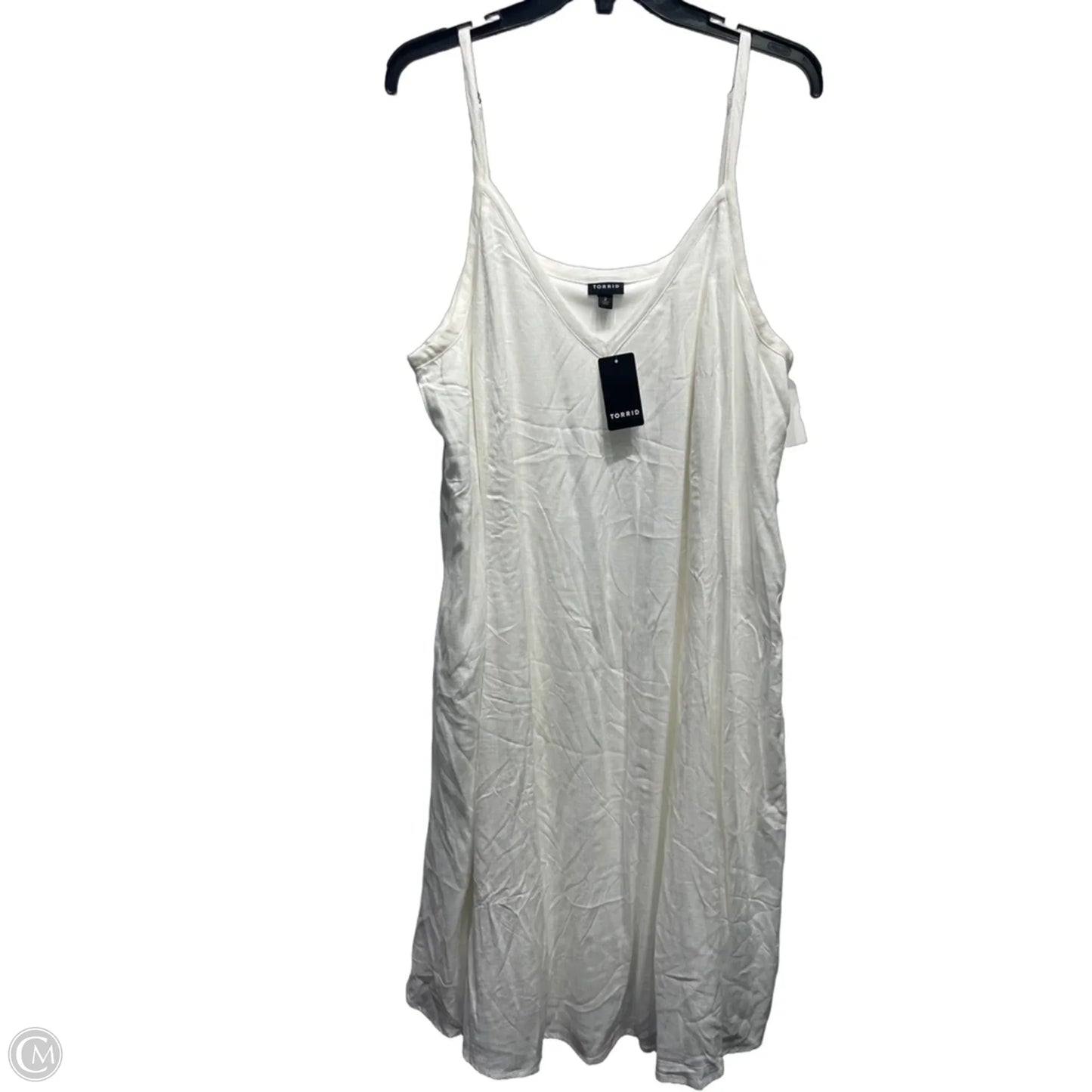 Dress Casual Short By Torrid In White, Size: 2x