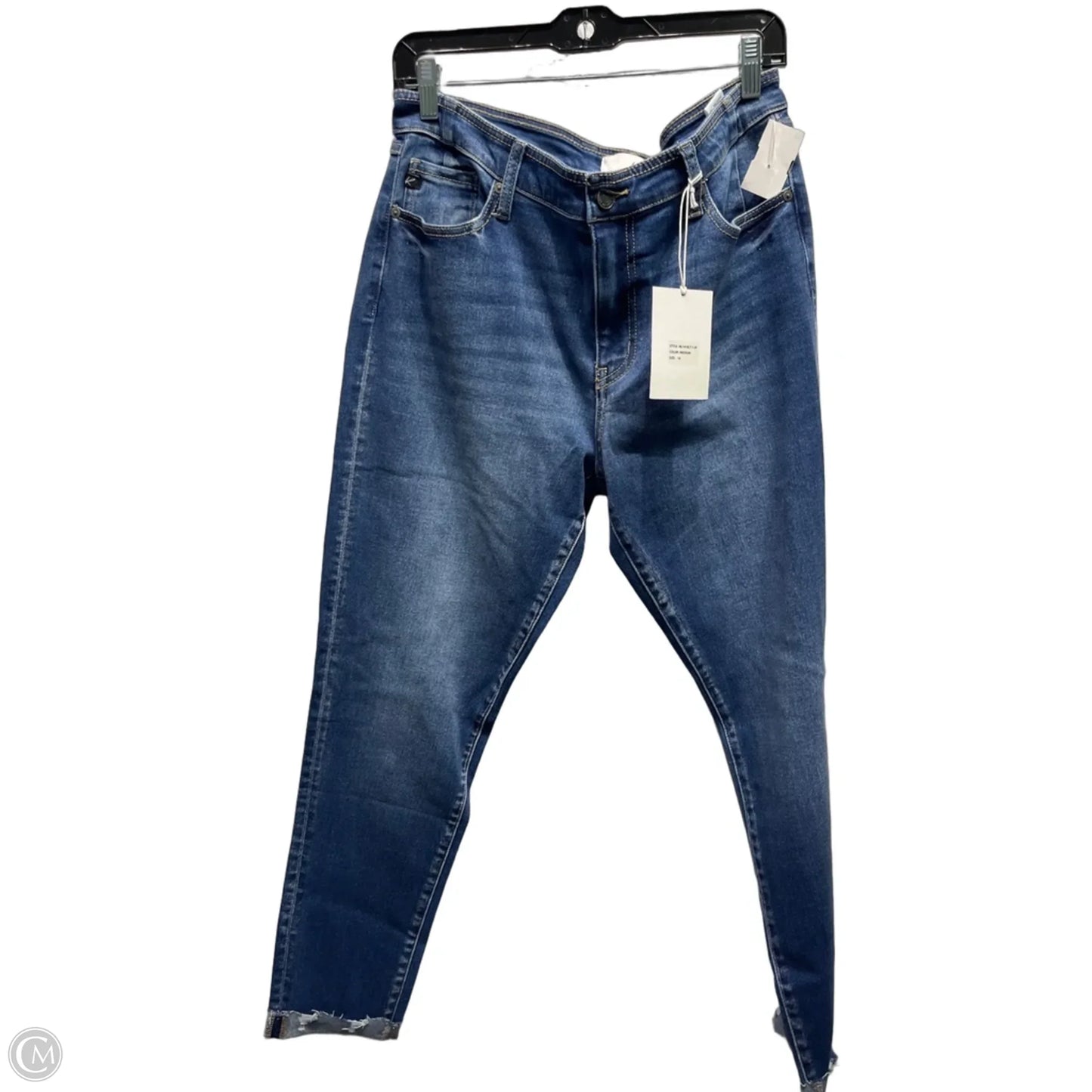 Jeans Straight By Kancan In Blue Denim, Size: 16