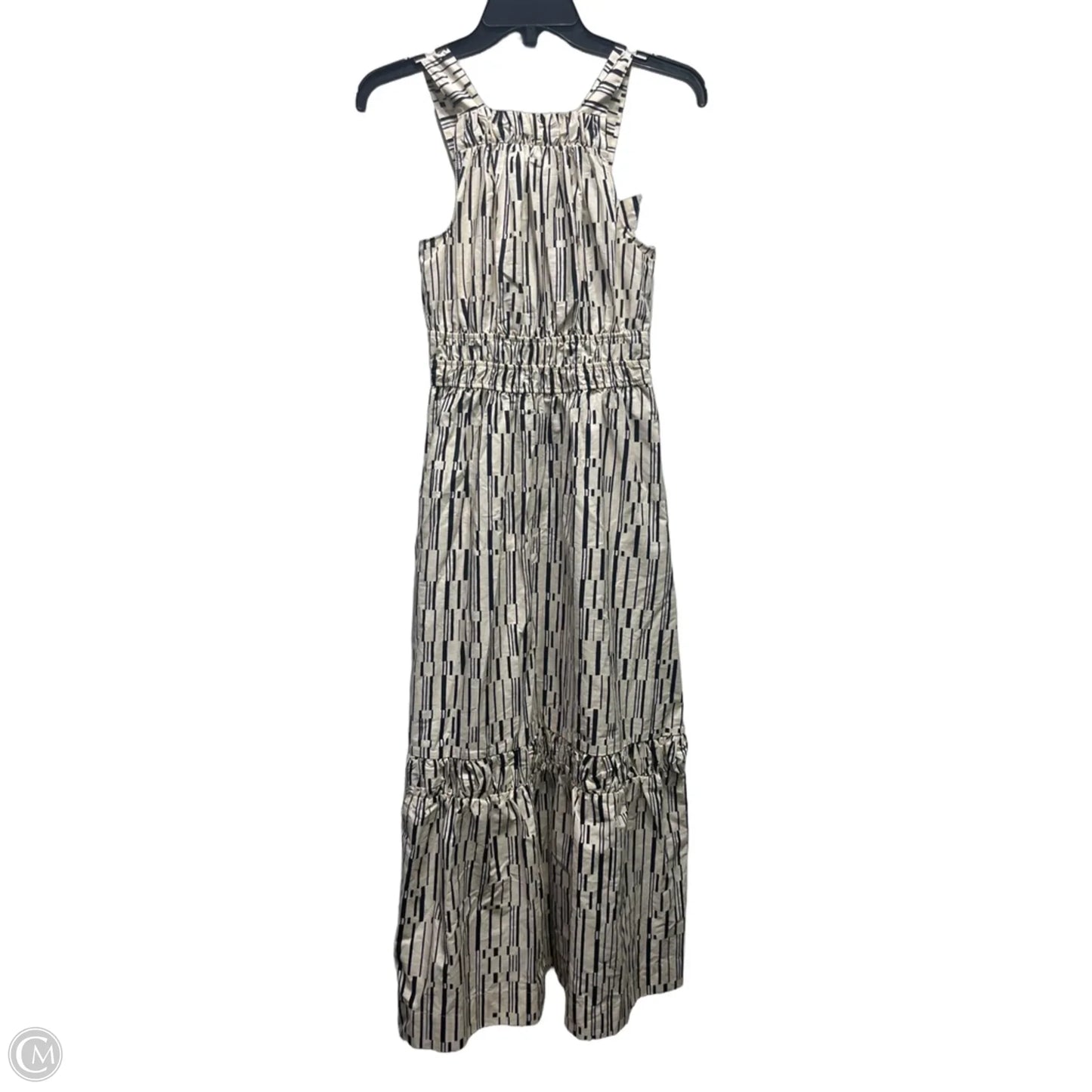 Dress Casual Maxi By Anthropologie In Black & Cream, Size: Xxsp